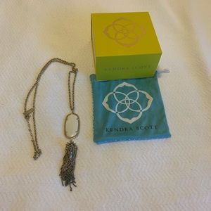 Kendra Scott Rayne Necklace in White Pearl